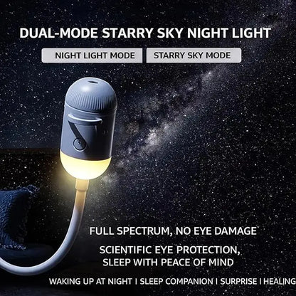 2-in-1 Galaxy Projector Night Light