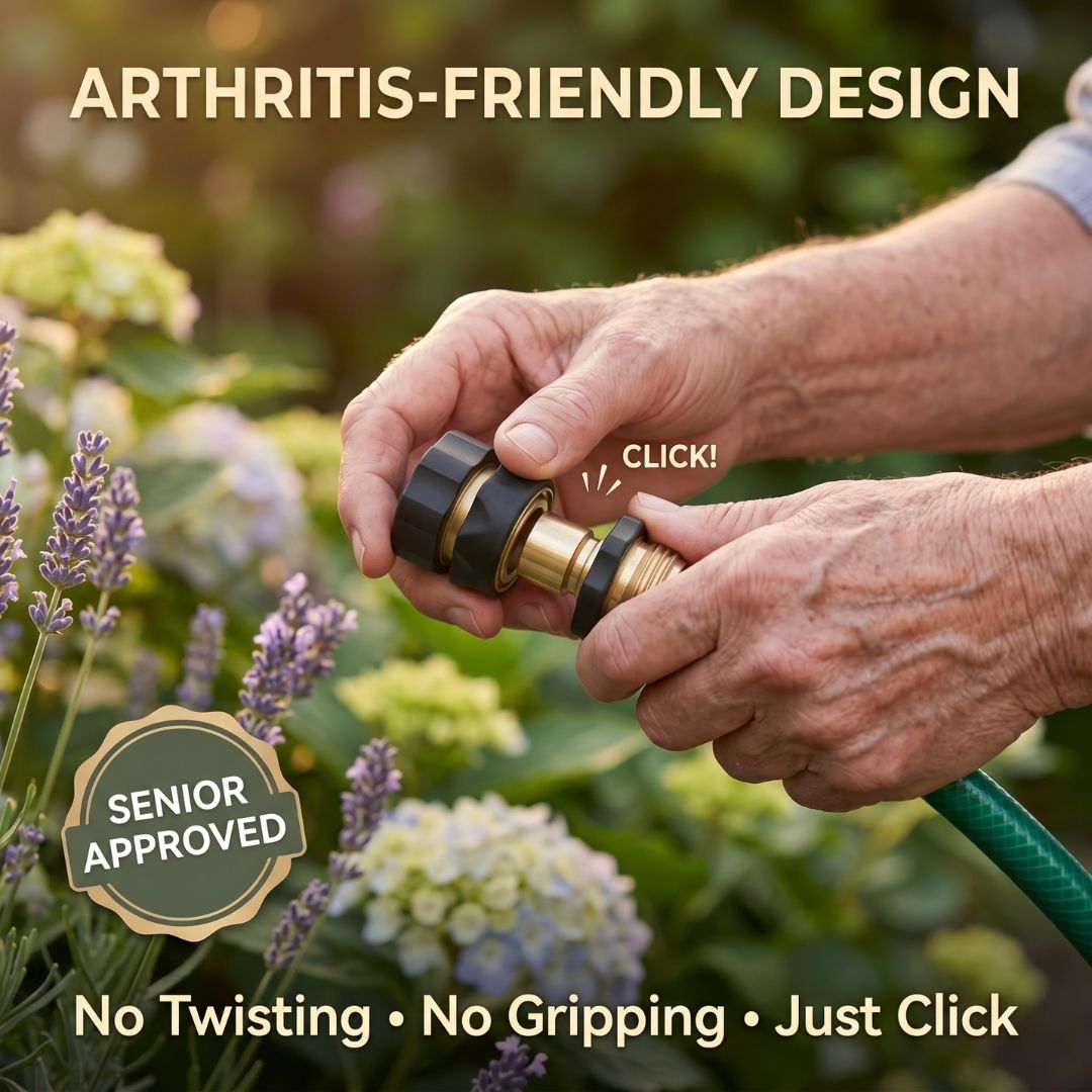 🔥Last Day 50% OFF ✨Quick Connect Pro Garden Hose Connector