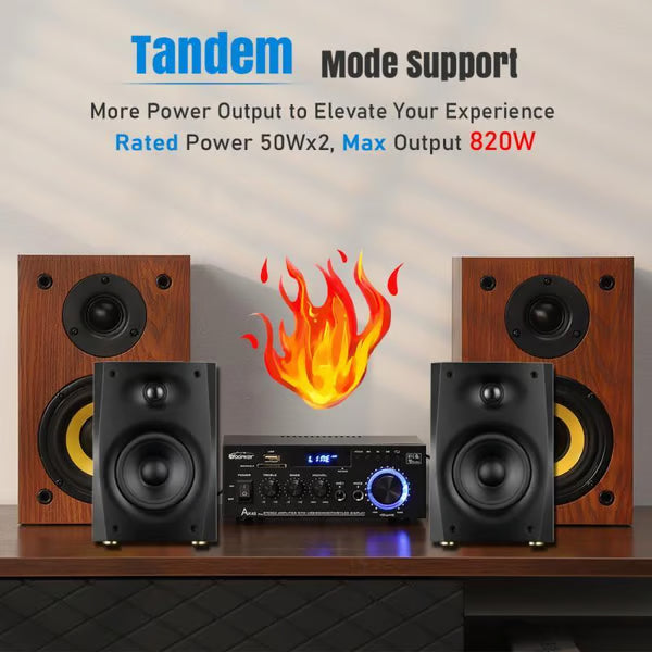 🎧✨Amplifier Home Audio Stereo Receivers