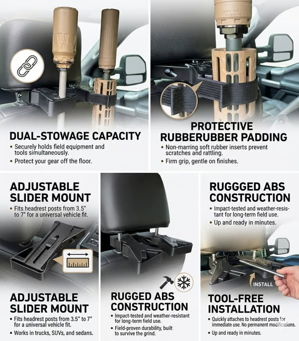 The Ultimate Universal Seat Back Rack