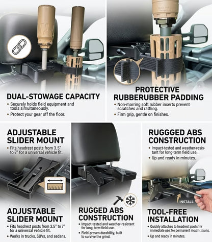 The Ultimate Universal Seat Back Rack