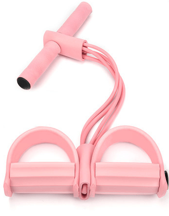 🔥21 Fitness Resistance Bands-4 Tube Pedal Ankle Puller