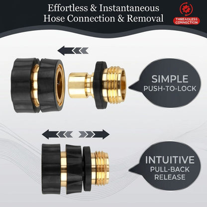 🔥Last Day 50% OFF ✨Quick Connect Pro Garden Hose Connector
