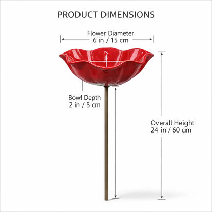 💖🎁2026 Mother's Day Gifts 49% Off--🎁Handmade Metal Flower Garden Stake🐦