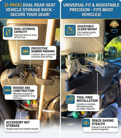The Ultimate Universal Seat Back Rack