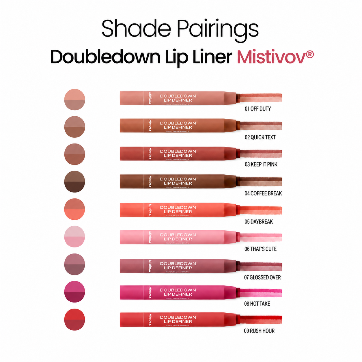 Doubledown Lip Definer - 2-in-1 Lip Liner & Balm