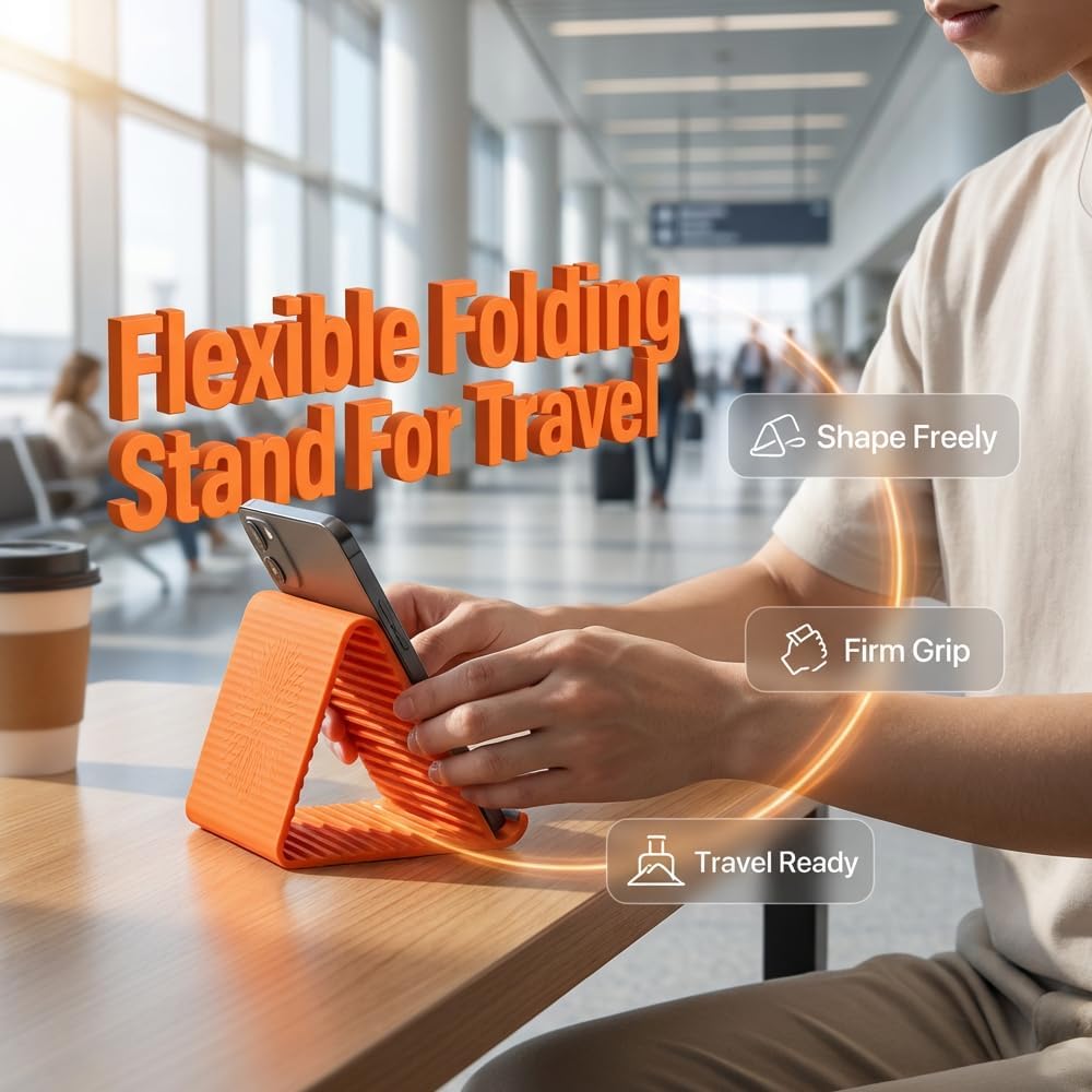 Portable Foldable Silicone Phone Holder
