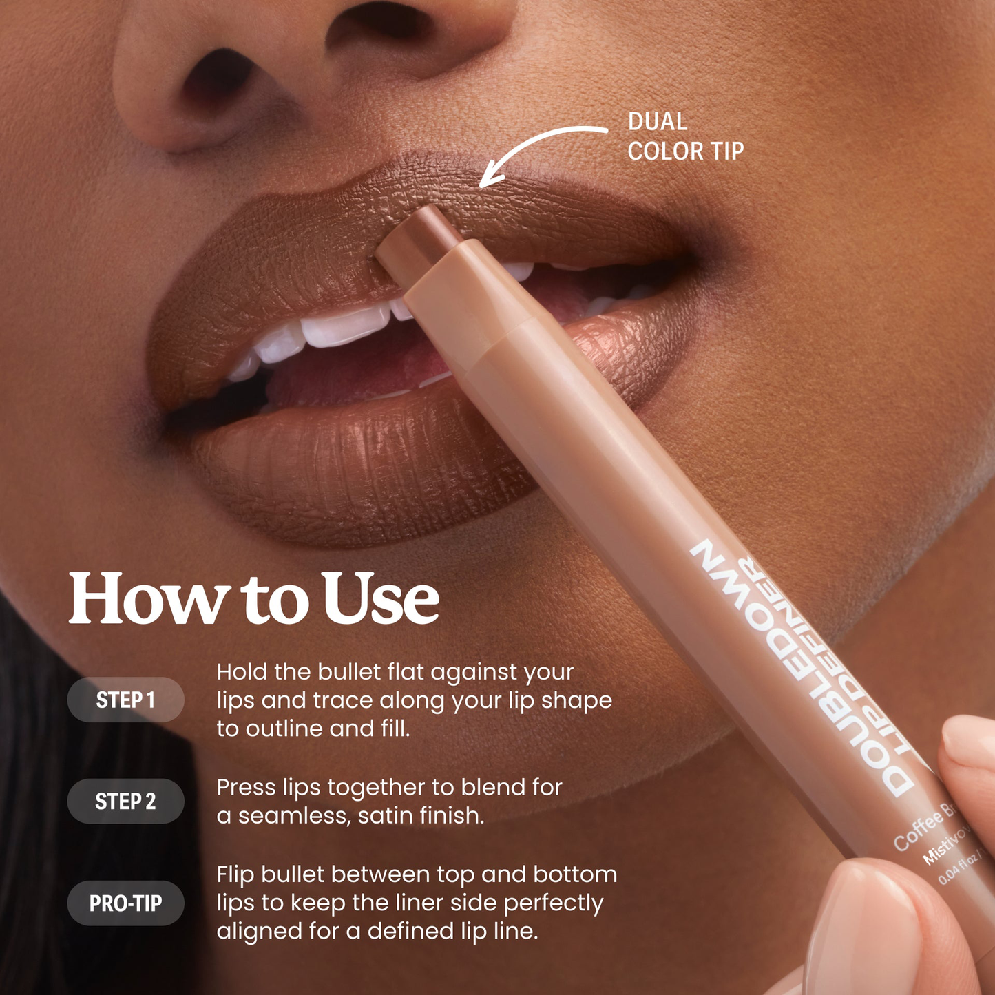 Doubledown Lip Definer - 2-in-1 Lip Liner & Balm