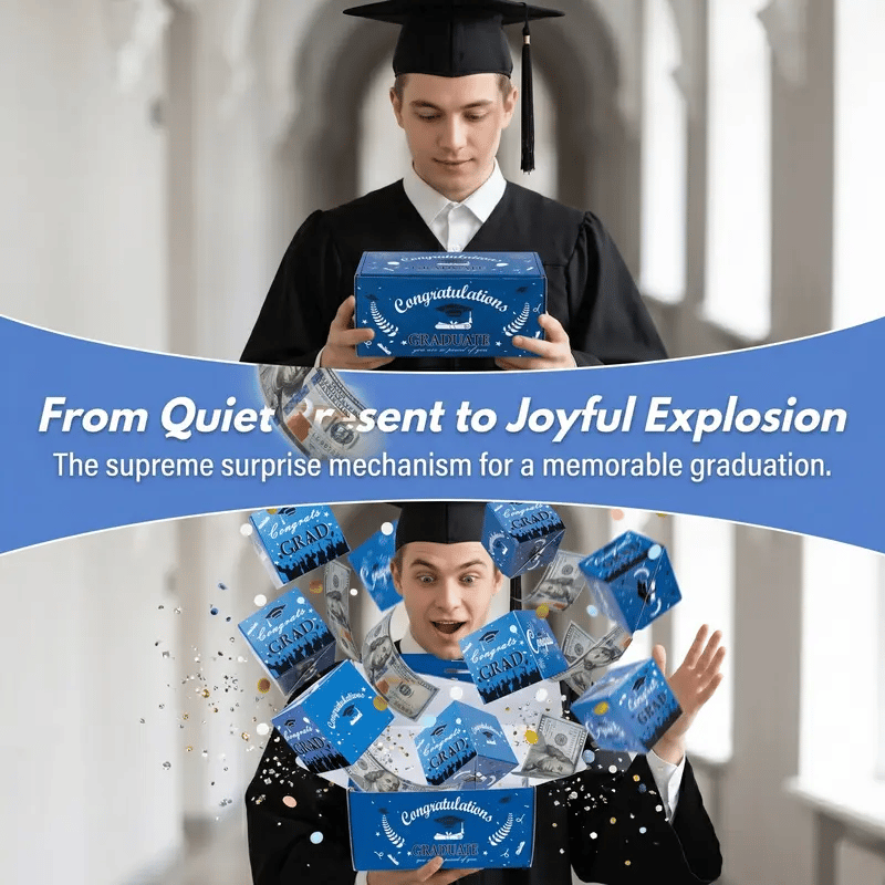 🏆75K+ SOLD! 🎓2026 Graduation Surprise Pop-Up Gift Box