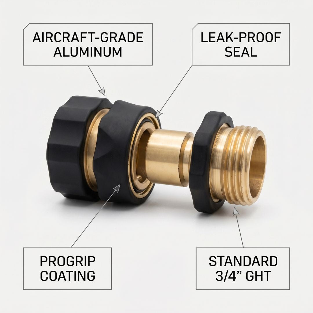 🔥Last Day 50% OFF ✨Quick Connect Pro Garden Hose Connector