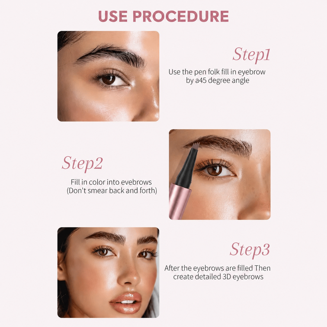Last Day Buy 1 Get 1 Free💜Waterproof Micro-Fork Eyebrow Pencil