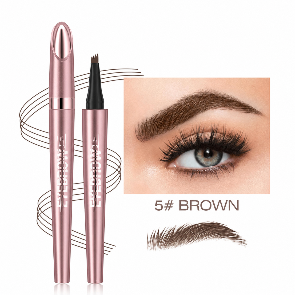 Last Day Buy 1 Get 1 Free💜Waterproof Micro-Fork Eyebrow Pencil