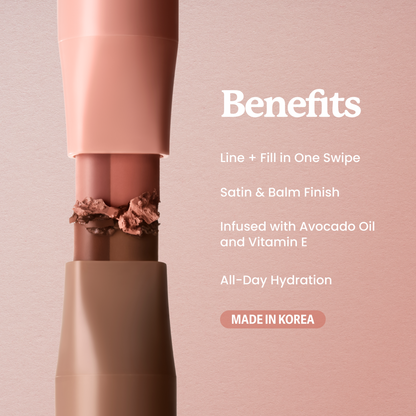 Doubledown Lip Definer - 2-in-1 Lip Liner & Balm