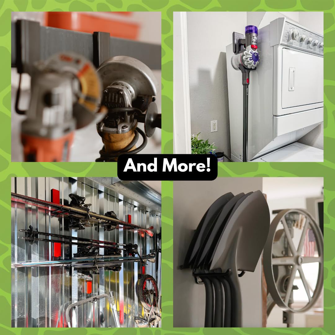 Heavy-Duty Magnetic Hook – Holds Up to 5kg | For Garage, Workshop, Van & Shed Organization