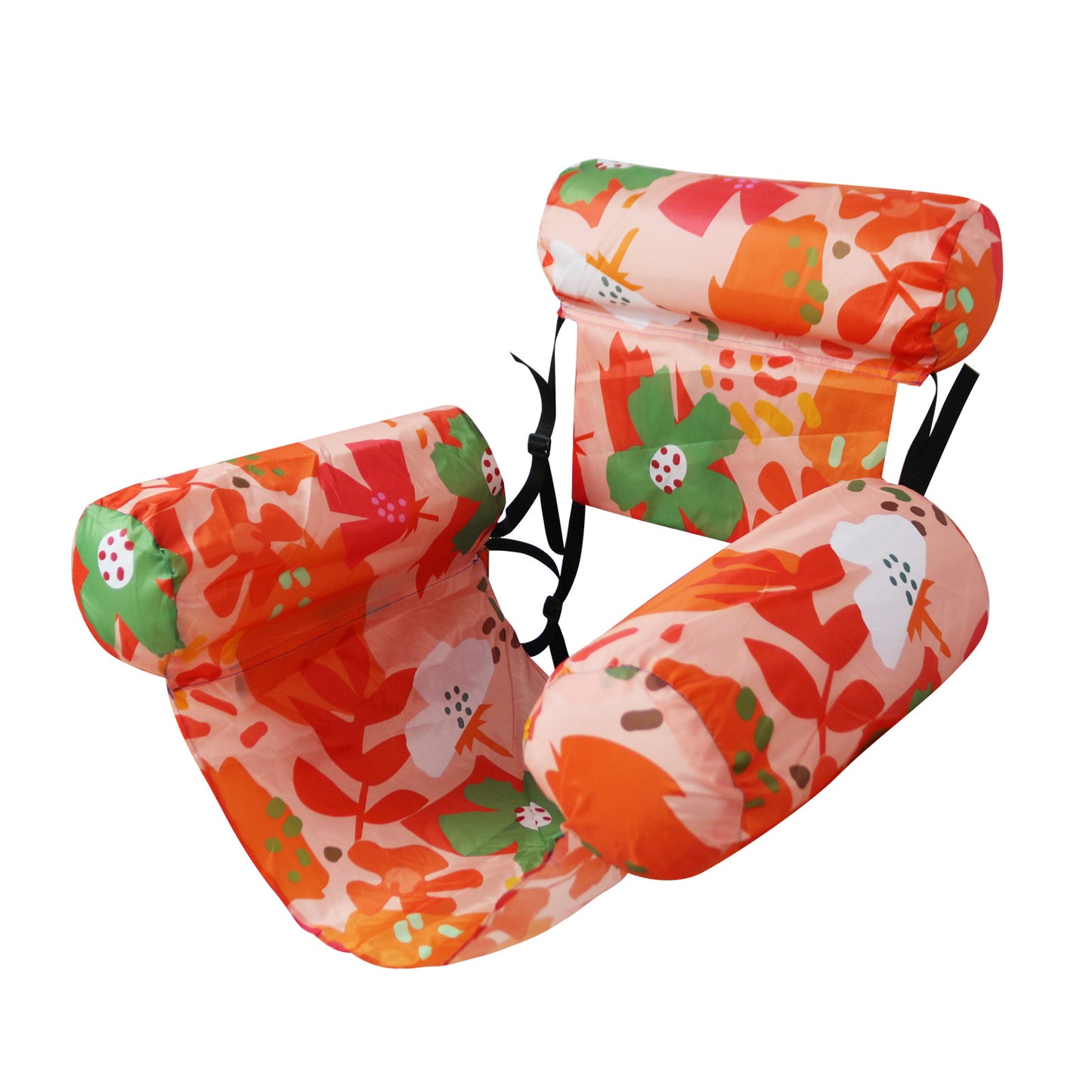 💺 50% OFF NOW! 🌴 Inflatable Floating Chair – Tropical Leaf & Ultra-Light 🌊