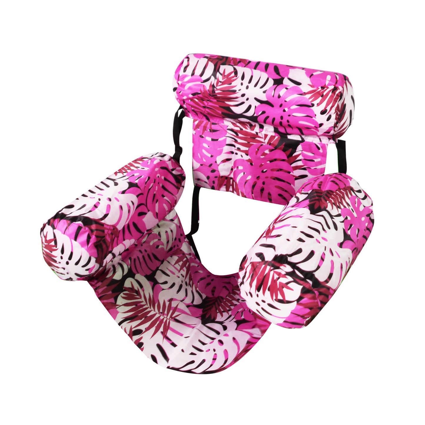 💺 50% OFF NOW! 🌴 Inflatable Floating Chair – Tropical Leaf & Ultra-Light 🌊