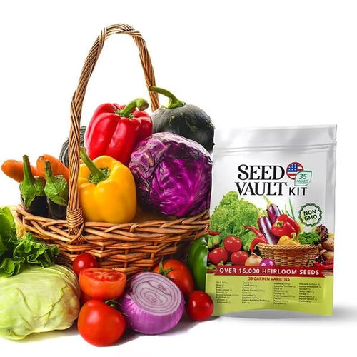 🥦Ultimate Survival Seed Vault  |🌿50-Year Shelf Life✨