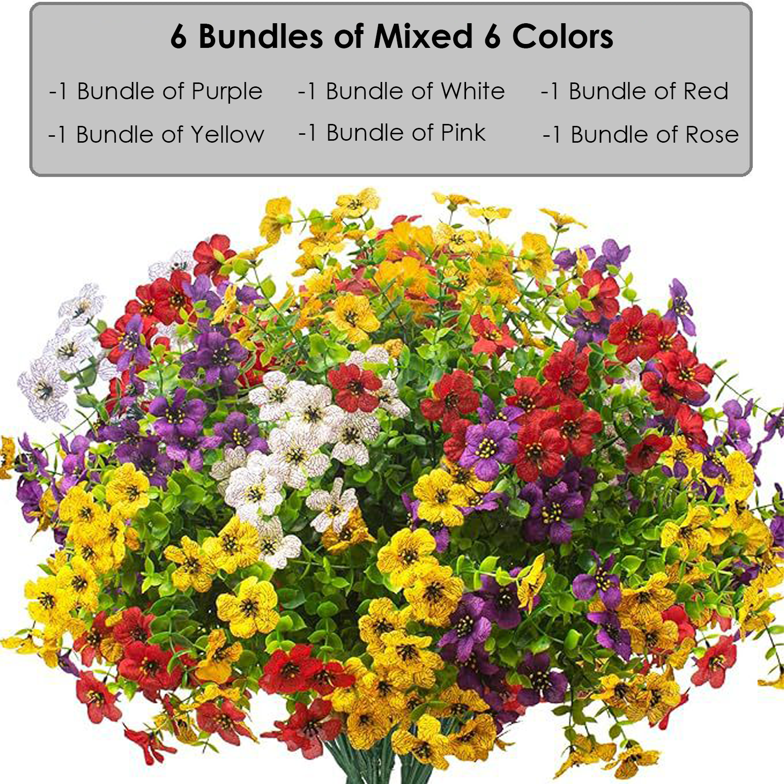 👍6 Bundles of Mixed 6 Colors